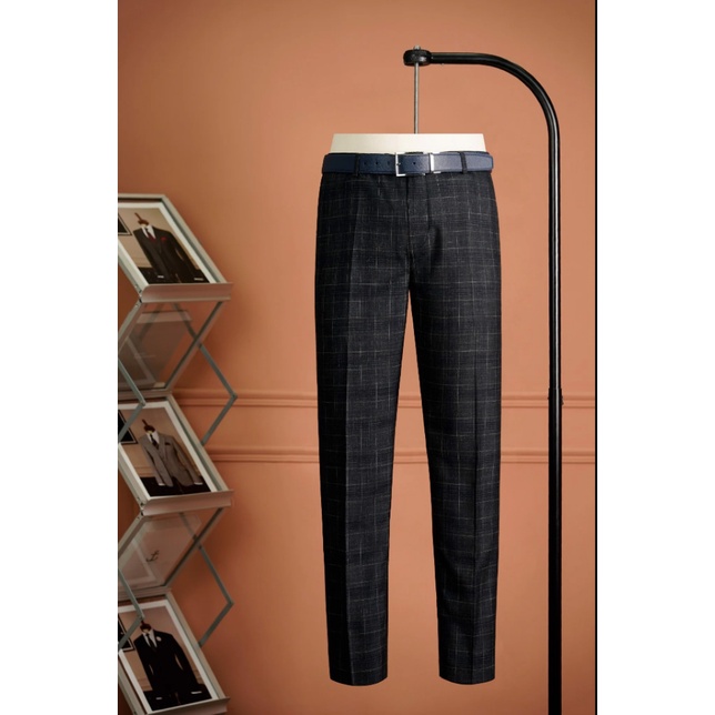 QUẦN ÂU NAM ADAM STORE KẺ XANH Q283