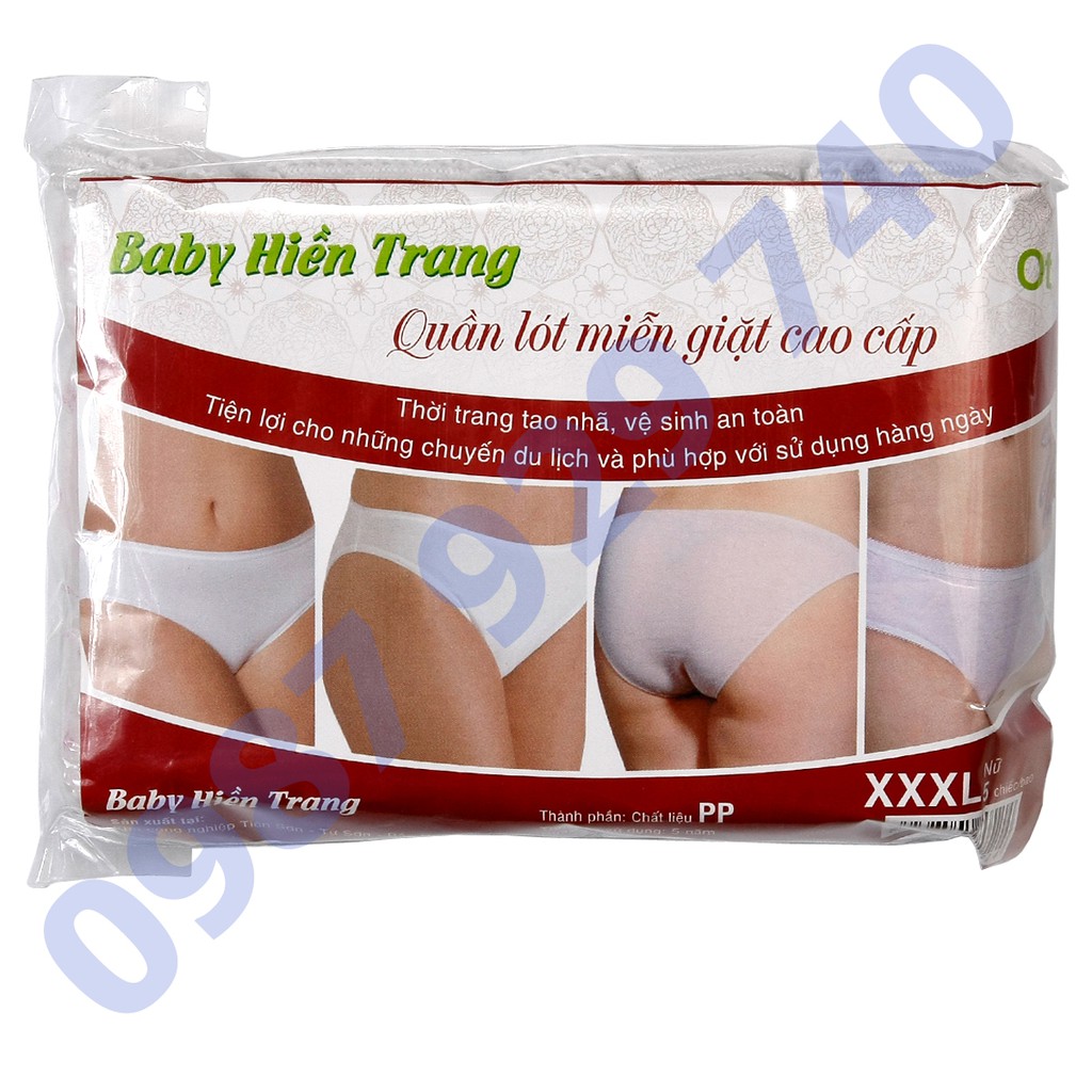 5 chiếc quần lót giấy cao cấp Baby Hiền Trang hàng công ty