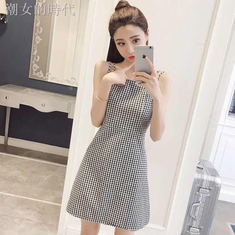 Đầm Hai Dây Mỏng Chiết Eo Thời Trang 2020 Quyến Rũ Cao Cấp | BigBuy360 - bigbuy360.vn