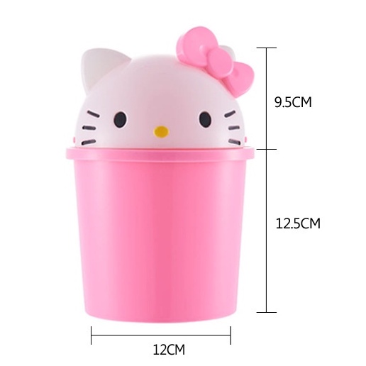 Thùng rác mini Hello Kitty