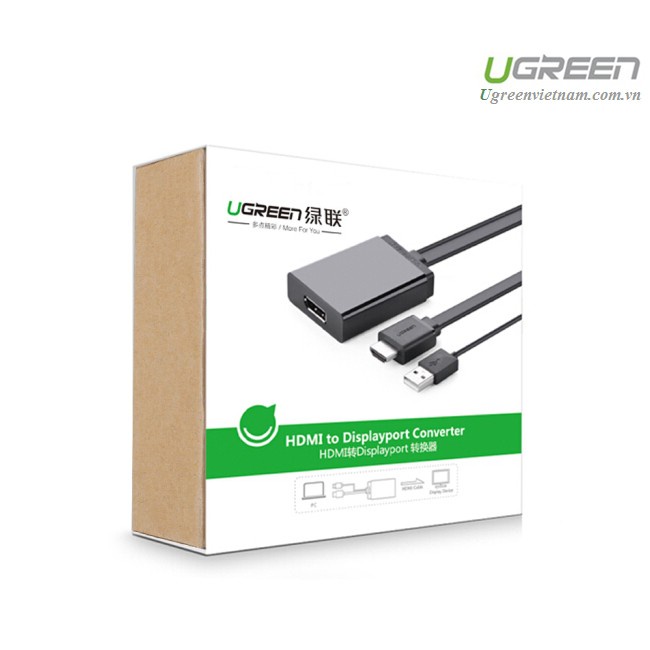 Cáp chuyển HDMI sang Displayport chính hãng Ugreen 40238