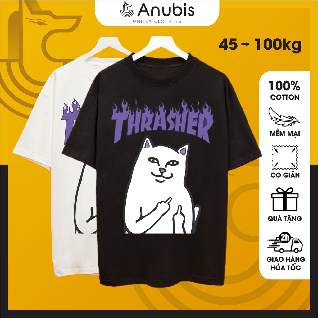 Áo Thun Unisex Thrasher F.Meow | Anubis Store Unisex