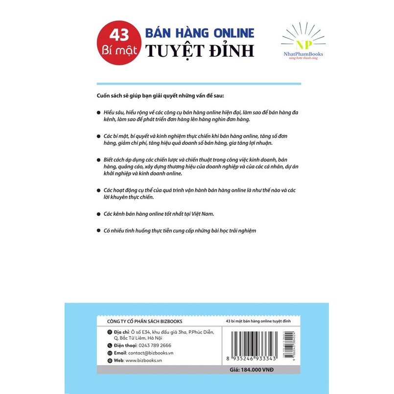 Sách - 43 Bí Mật Bán Hàng Online Tuyệt Đỉnh: Những Điều Chủ Shop Nghìn Đơn Không Bao Giờ Tiết Lộ Tăng Quà Siêu Khủng