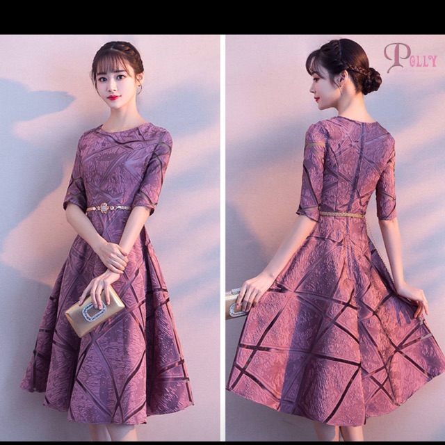 Váy gấm xoè