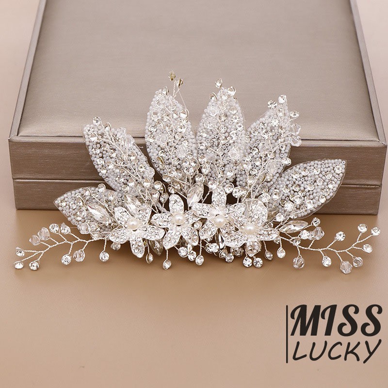 Lược cài tóc kiểu dáng thời trang thanh tú cho cô dâu