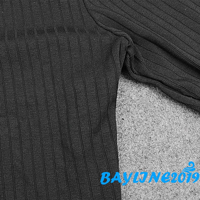 Áo kiểu tay dài cổ chữ V hở rốn thắt dây sau lưng quyến rũ thời trang dành cho nữ