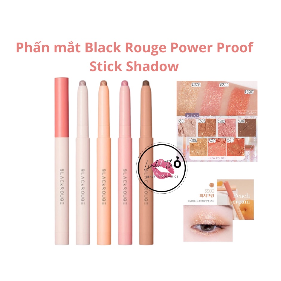 Phấn mắt Black Rouge Power Proof Stick Shadow