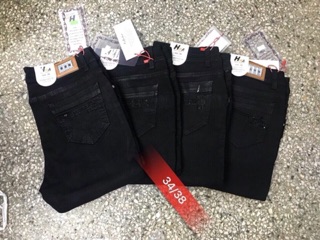 Quần jeans đen nữ co giãn cao cấp