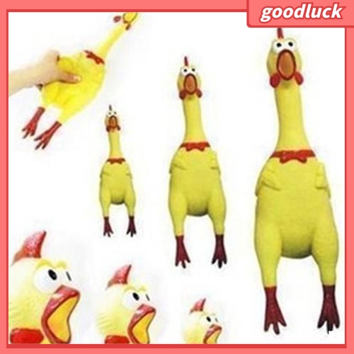 Đồ chơi hình con gà phát tiếng kêu giúp giảm căng thẳng kích thước 17cm