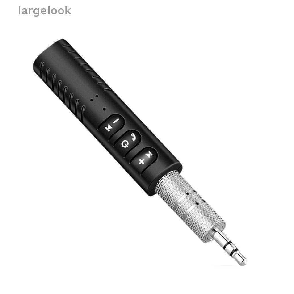 [largelook] Mini Wireless Bluetooth Car Kit Hands 3.5mm Jack AUX Audio Receiver Adapter NEW