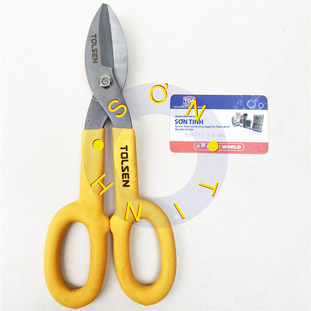 Kéo cắt tôn tolsen 30036 250mm 10&quot; tin snips