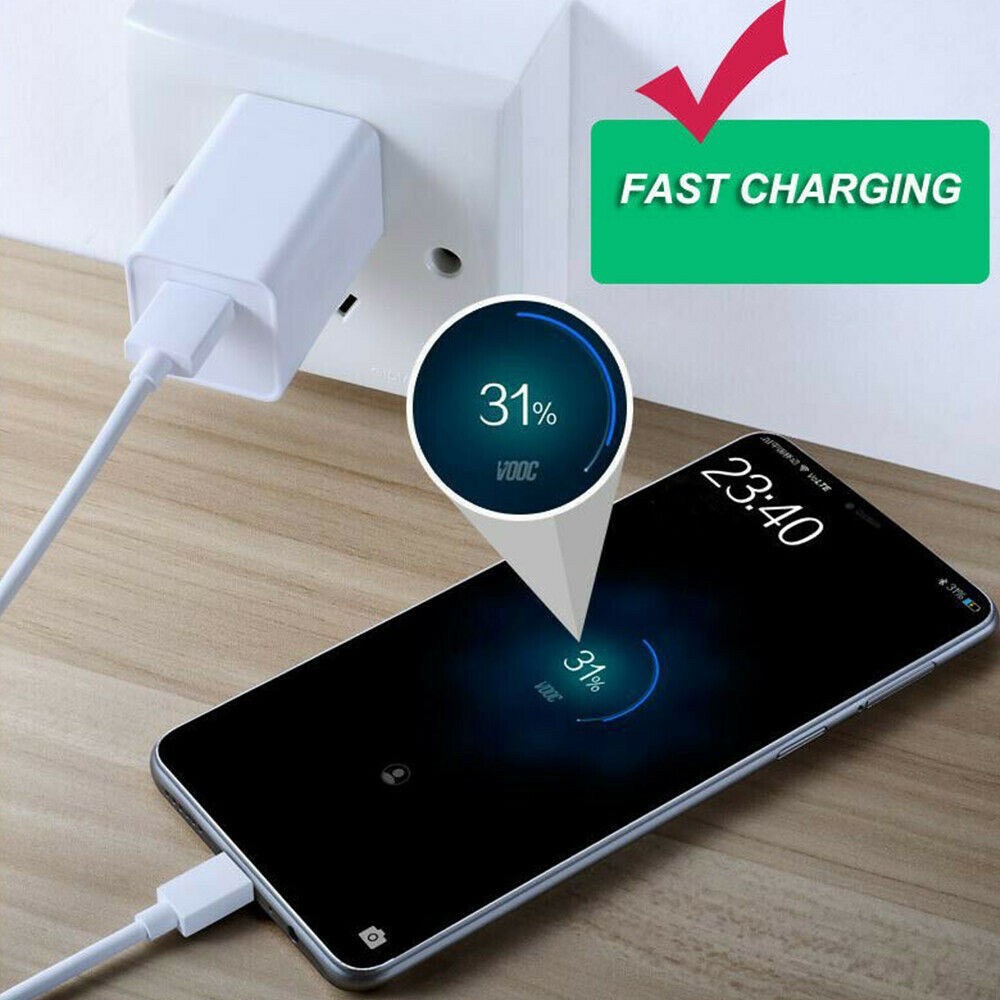 Cáp sạc nhanh Type C & Micro - Vooc oppo chính hãng (4A) - Việt Linh Store