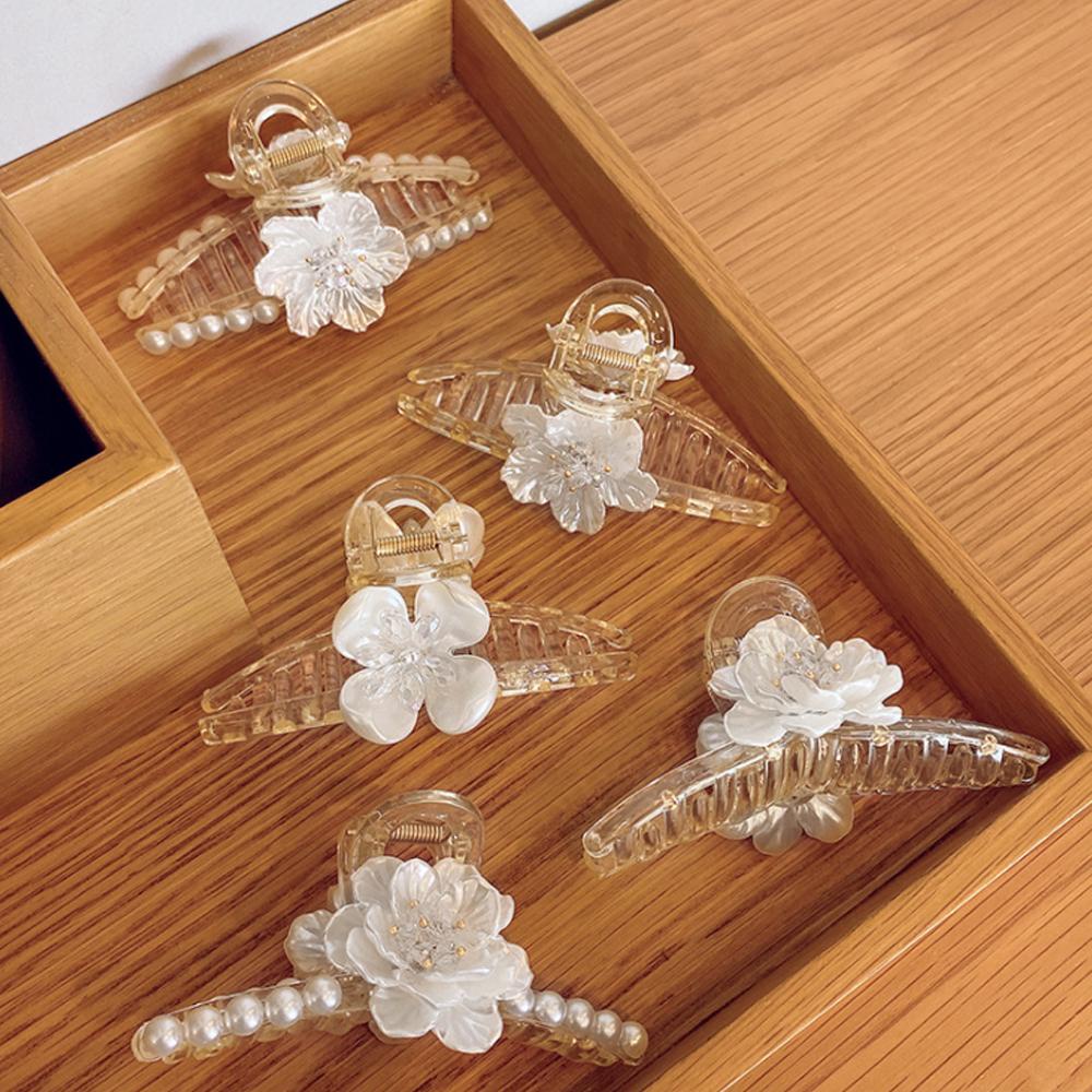 ROWANS Kẹp Tóc Càng Cua Giữ Chặt Chống Trượt Kích Thước Nhỏ Gọn Sành Điệu