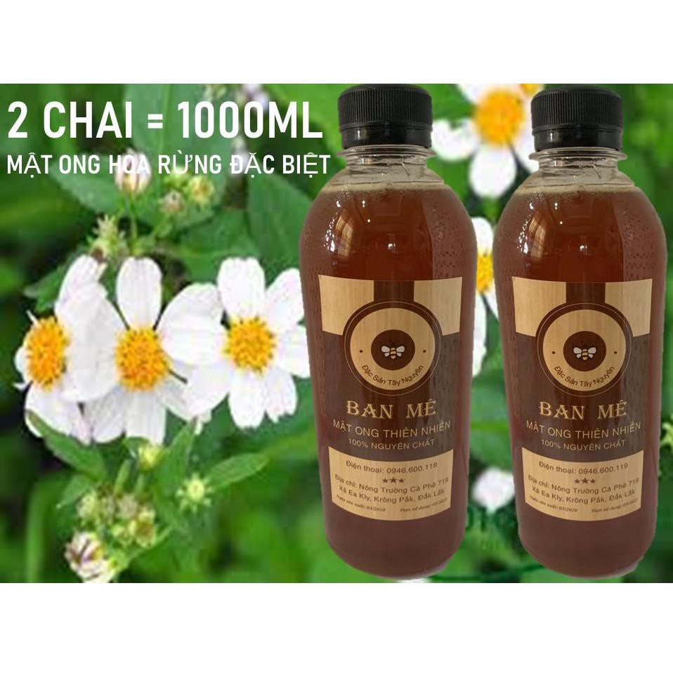 TNT 20 - 2000ml = 2 LÍT Mật ong nguyên chất rừng Tây Nguyên - Loại ngon đặc biệt - thongnhat