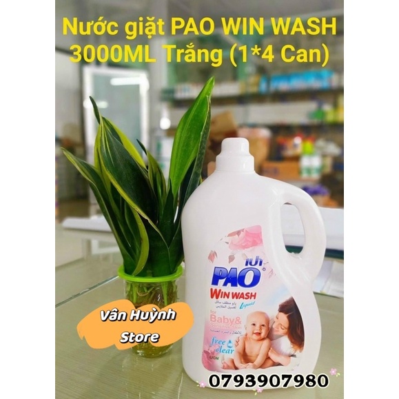 NƯỚC GIẶT XÃ PAO 3000ML
