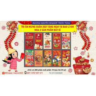 Tặng bao lì xì khi mua 2 sản phẩm bất kì