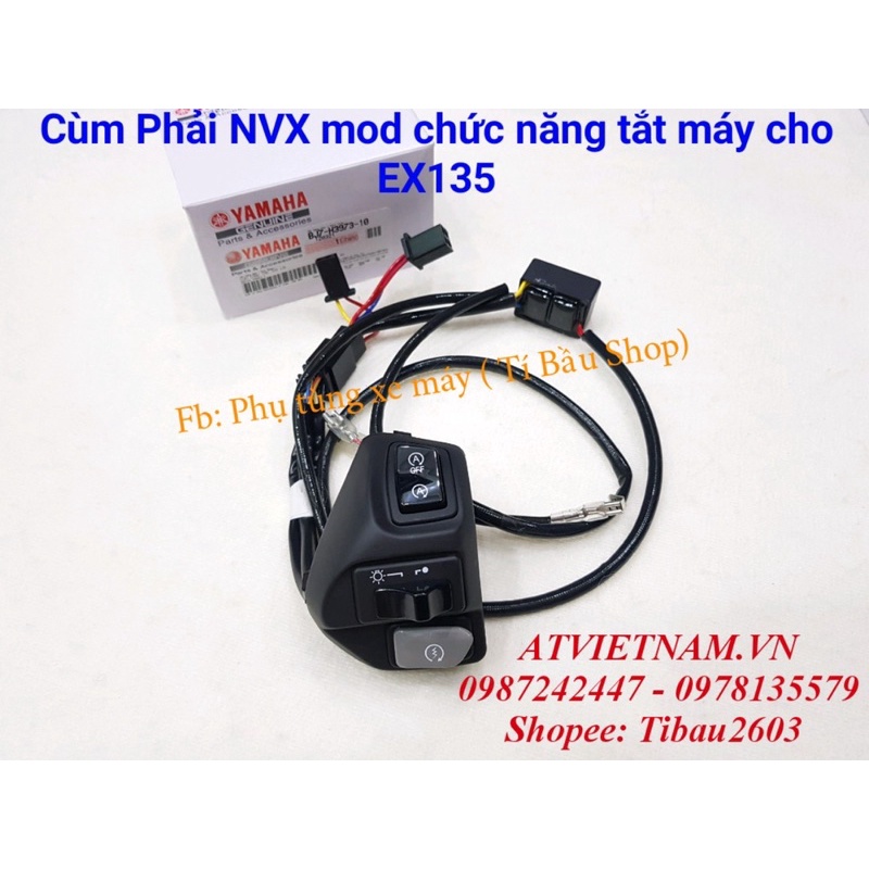 CHẾ CÙM ZIN NVX MOD FULL CHỨC NĂNG CHO EX135