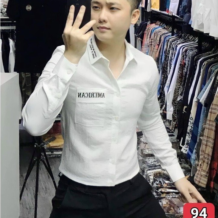 Áo sơ mi nam dài tay chất đũi không nhăn dáng ôm body nhiều mẫu PN ms85 | BigBuy360 - bigbuy360.vn
