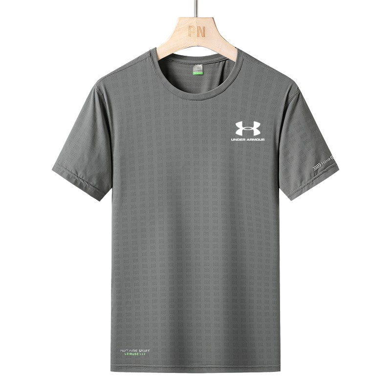 UNDER ARMOUR Under Armor Áo Thun Thể Thao Chất Liệu 100% Cotton Có Size Lớn Dành Cho Nam Và Nữ