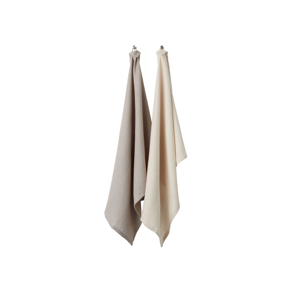 Khăn đa năng | JYSK Sav | bộ 2 chiếc | cotton | be/xám | R50xD70cm