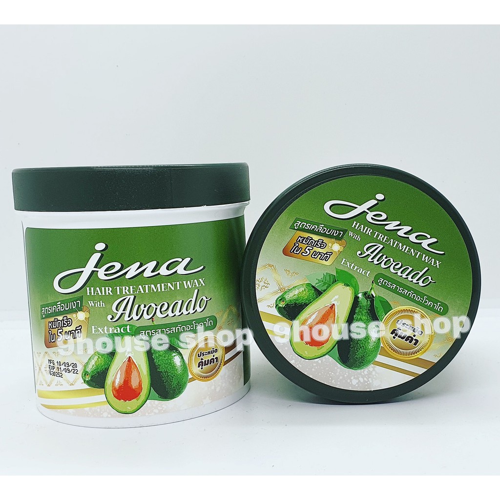 01 Hủ Ủ Tóc BƠ JENNA Hair Treatment Wax Avocado Thái Lan 500gram