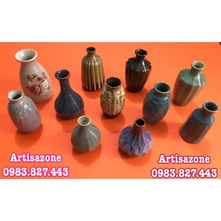 Lọ hoa gốm mỹ thuật - (01 chiếc)
