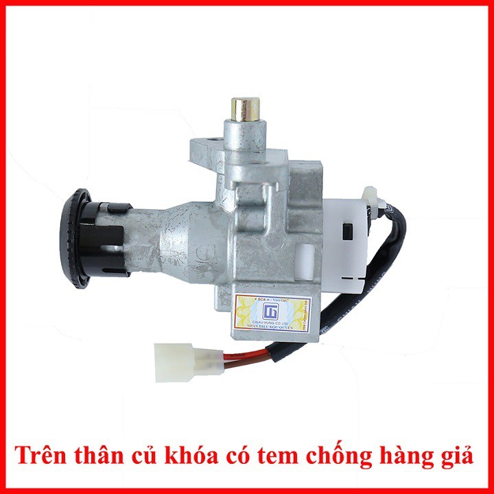 Ổ Khóa Xe Máy 6 Cạnh Nouvo 1,2,3 Khóa Chất Lượng Cao Bảo Hành 12 Tháng