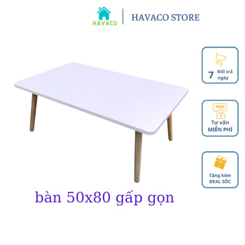 Bàn Trà Sofa chữ nhật, bo tròn chân gỗ phong cách hiện đại phù hợp với mọi loại ghế sofa lắp ráp dễ dàng không cần vít