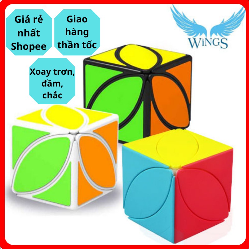 Rubik Biến Thể QiYi, Rubik Hình Chiếc Lá, Rubik Lá Phong, Sáng Tạo, Có Hướng Dẫn, Xoay Trơn