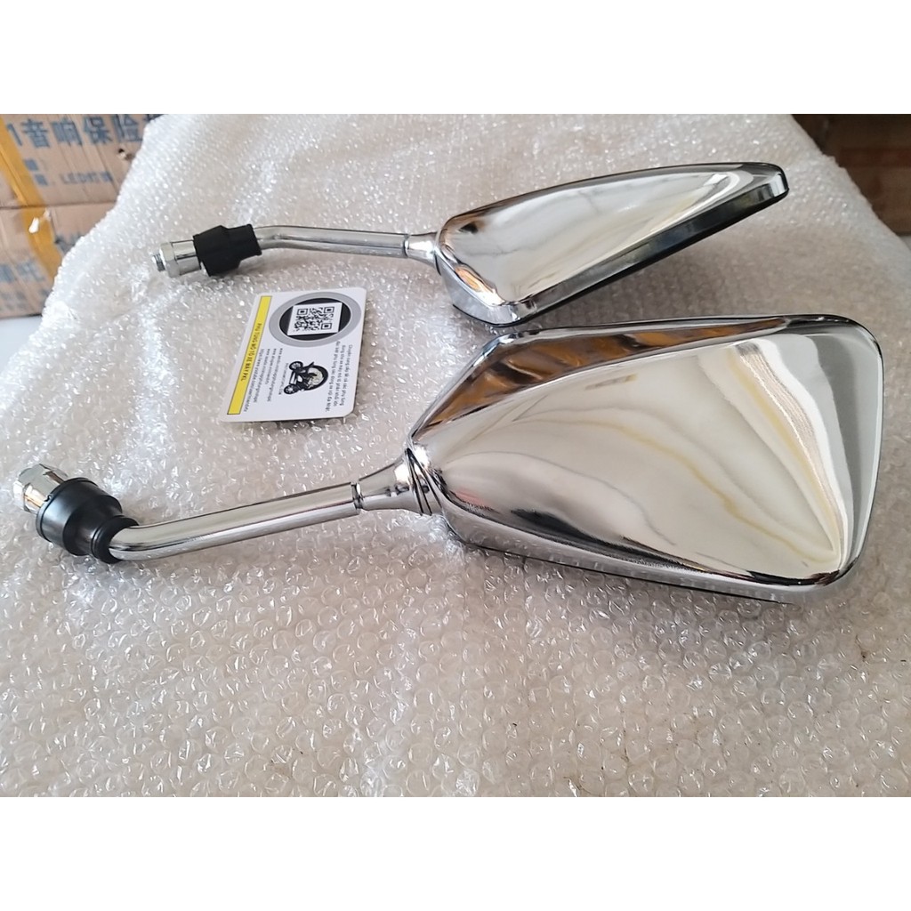 Kính hậu Gương chiếu hậu Honda CB400 Hornet ... Vuông cho tất cả các dòng xe Honda Yamaha Suzuki ... Mẫu 2 Giá 1 cặp