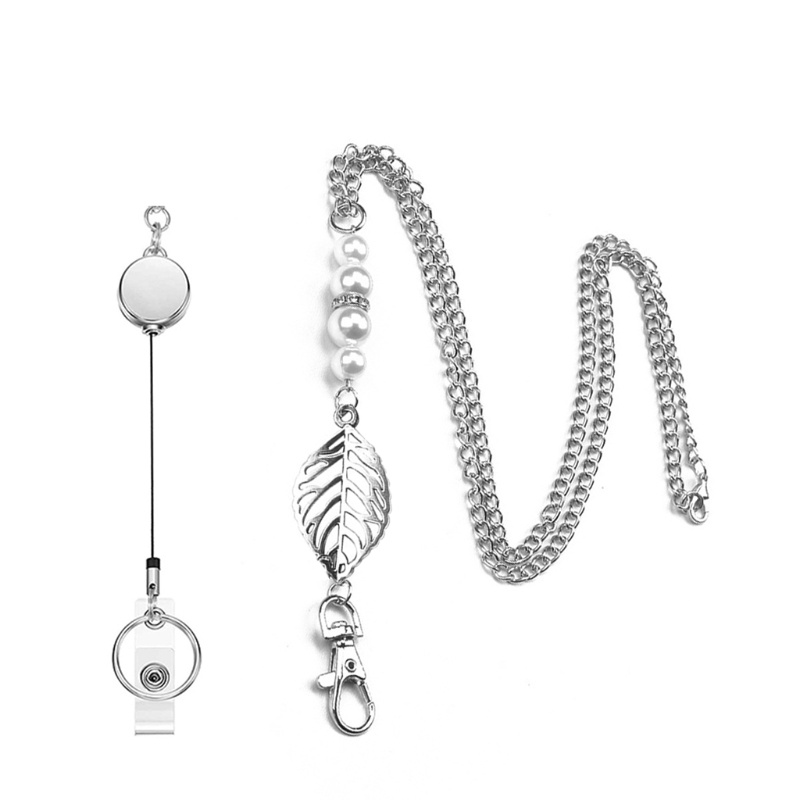 Dây Đeo Huy Hiệu Có Thể Thu Vào Bằng Thép Không Gỉ Thời Trang Cho Huy Hiệu w / ID