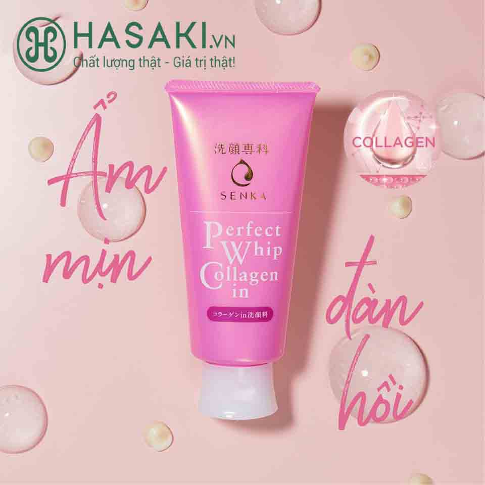 [Mã 1911FMCGSALE giảm 8% đơn 500K] Sữa Rửa Mặt Senka Dưỡng Ẩm Mịn & Săn Chắc Da 120g