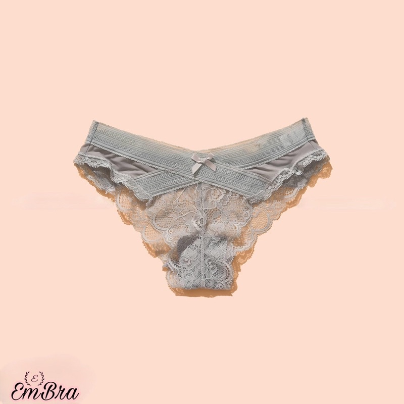 Quần Lót Nữ Ren Siêu Sexy Cạp Thấp Ren Mềm Nhẹ Mã EBQL08