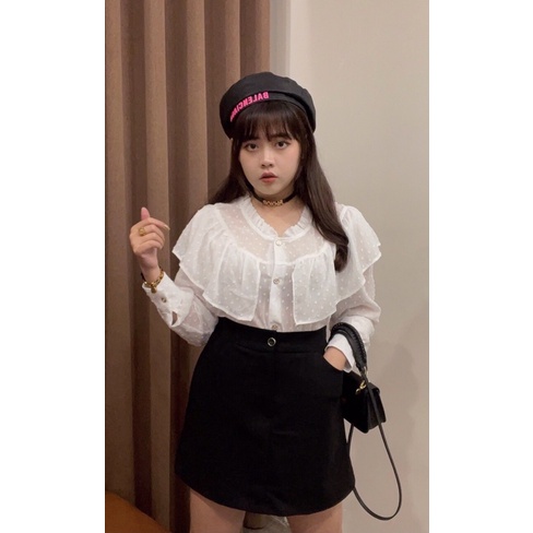 ÁO ĐIỆU CÓ NƠ BUỘC CỔ KÌ VŨ BIGSIZE