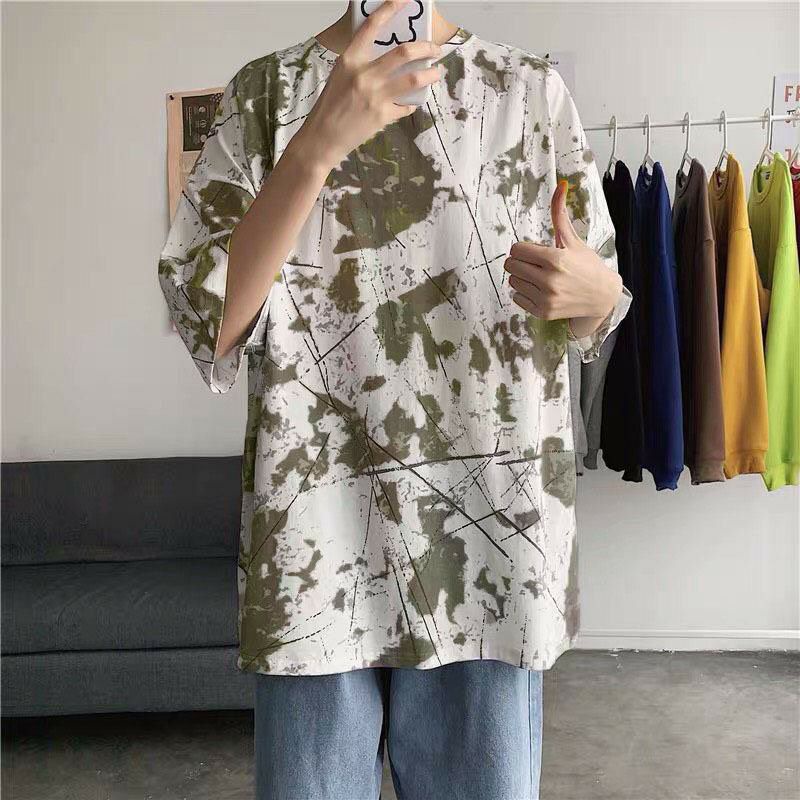Áo Thun Unisex Tay Lỡ Form Rộng Phong Cách Hàn Quốc Freesize