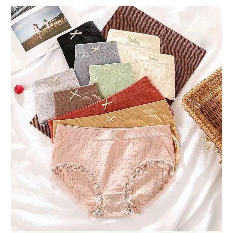 Quần Lót Nữ Cao Cấp,Set 10 chiếc Quần Chip Thông Hơi Co Giãn Tốt | BigBuy360 - bigbuy360.vn