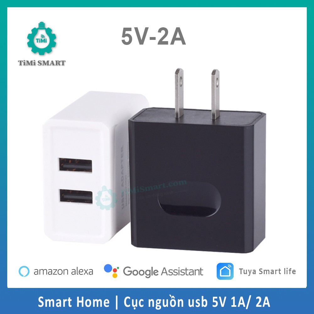 Nguồn 5V-1A/2A  Sử dụng cho Tuya S06 S08 - Zigbee Gateway