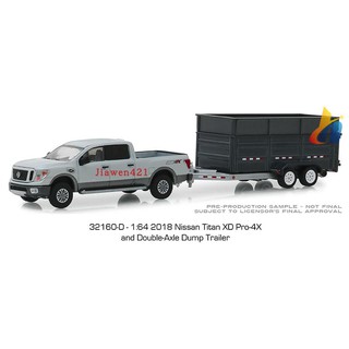 Bao Da Màu Xanh Lá 1:64 2018 Nissan Titan Xd Pro-4 X