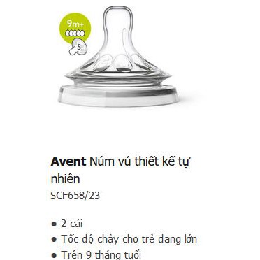 [VIP] Núm Ti Avent Natural Cổ Rộng, Bình Sữa Em Bé Philips Avent Natural Sản Phẩm Chính Hãng Có Hợp Đồng Phân Phối.