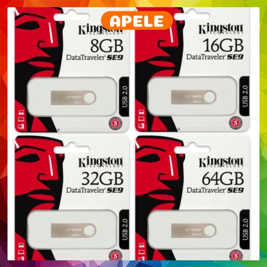 USB Kingston SE9 loại 8GB 16GB 32GB 64GB bản nhôm bản nhựa chất lượng cao giá rẻ APELE