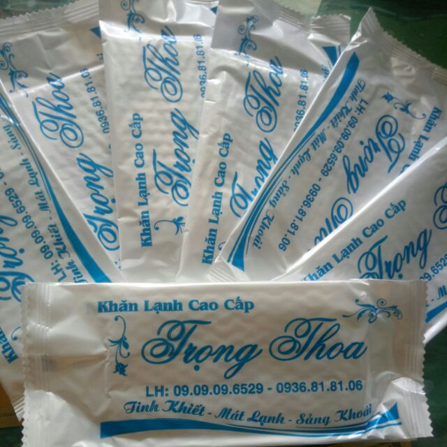 Khăn lạnh cao cấp  loại dầy 1gói 20 cái