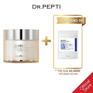 Kem Dưỡng Ẩm Chiết Xuất Rau Má Làm Dịu Da Dr.Pepti Centella Moist Soothing Gel Cream 70ml