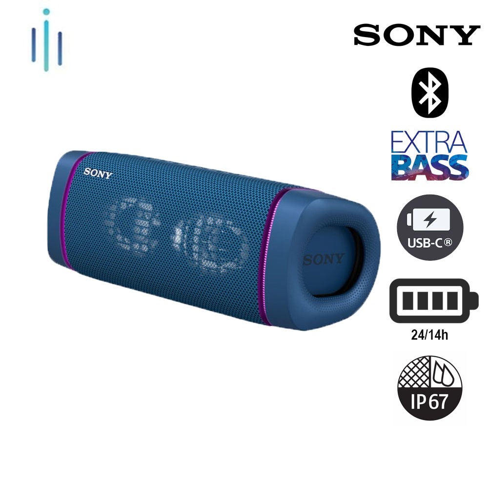 [Mã 2404EL10K giảm 10K đơn 20K] Loa Bluetooth Sony SRS-XB33 Màu Xanh Dương