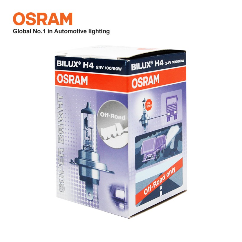 Bóng đèn halogen OSRAM SUPER BRIGHT H4 24v 100/90w