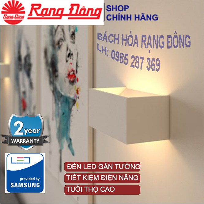 Đèn LED Gắn Tường Trang Trí Cao Cấp Rạng Đông (D GT04L HG/5W)