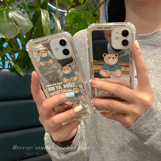 Ốp lưng iphone hình gấu tráng gương