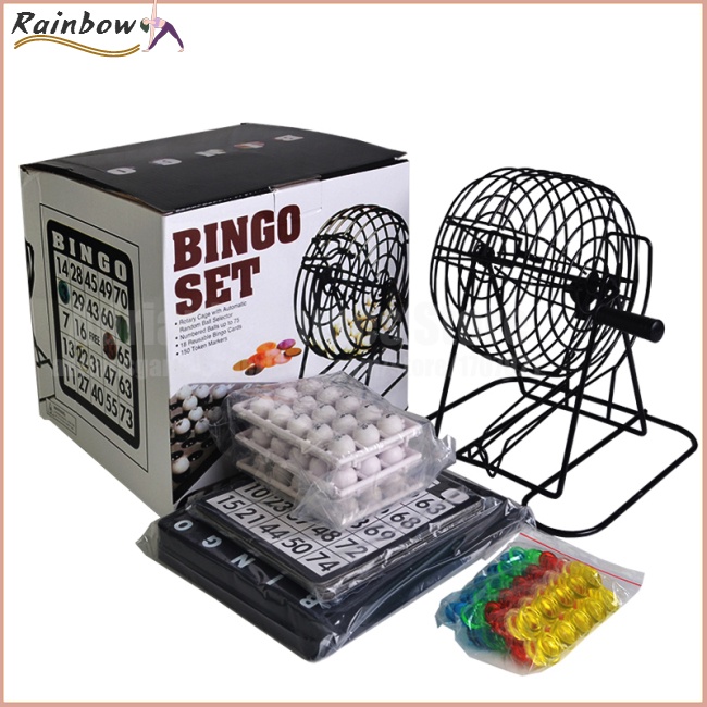 Bộ Trò Chơi Bingo Xổ Số Truyền Thống Dành Cho Gia Đình