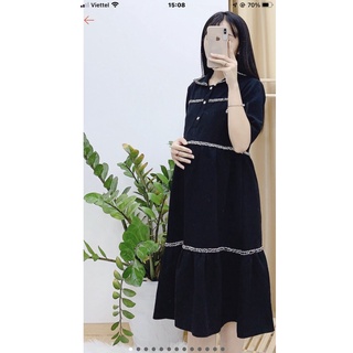 Váy bầu công sở mùa hè