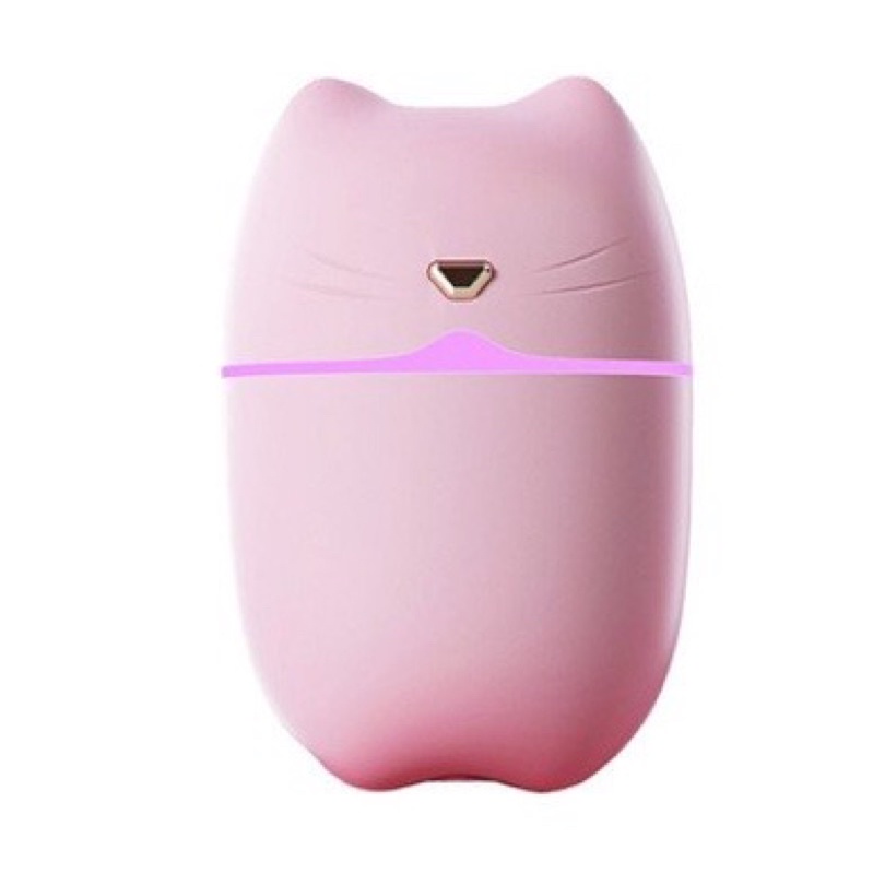 Máy xông tinh dầu mini mèo humidifer cho phòng ngủ&amp; trên ô tô khuếch  tán tinh dầu phun sương toả hương