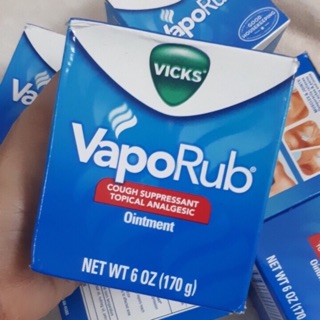 Dầu bôi ấm ngực cho bé từ 2 tuổi trở lên vaporub 170gr